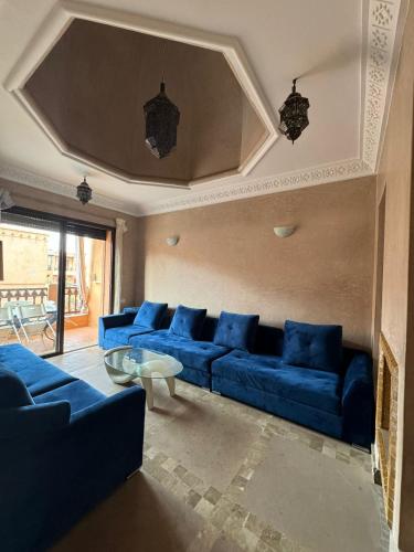 Posezení v ubytování appartement dans Jardin de l'atlas