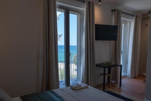 Μια τηλεόραση ή/και κέντρο ψυχαγωγίας στο Leluan Bed and Breakfast