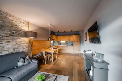 Dapur atau dapur kecil di Sportony Mountain Lodges