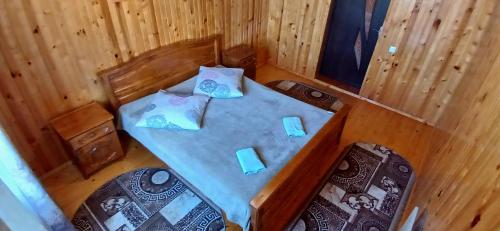 Postel nebo postele na pokoji v ubytování На Пагорбі