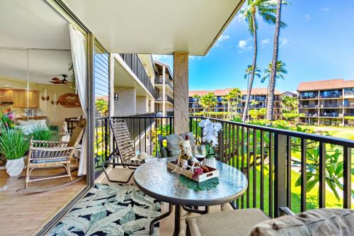 Balkón nebo terasa v ubytování Papakea B204