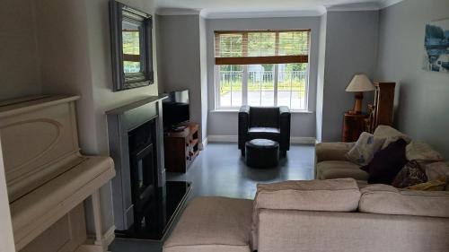 Posezení v ubytování Oranmore Holiday Home