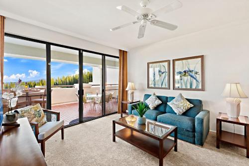 Χώρος καθιστικού στο Kapalua Golf Villa 23T 45