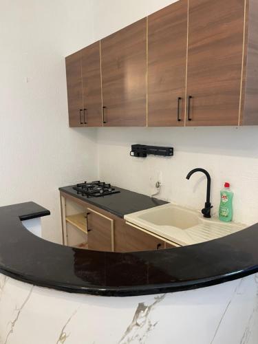Kuchyň nebo kuchyňský kout v ubytování Sérenity Home