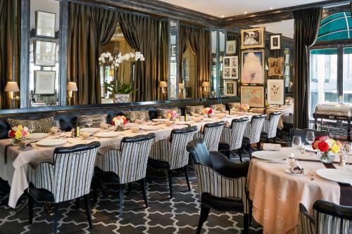 Restaurace v ubytování Hotel d'Angleterre