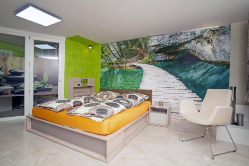 Posezení v ubytování Designpension Idyll Nr2 Hotel Garni