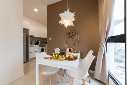 Dapur atau dapur kecil di HighPark Suites Kelana Jaya, Petaling Jaya by Sleepy Bear