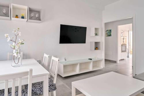 Μια τηλεόραση ή/και κέντρο ψυχαγωγίας στο Casa Díaz By Divela