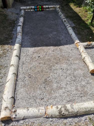a group of pipes laying on the ground at Zeleni raj in Hreljin Ogulinski