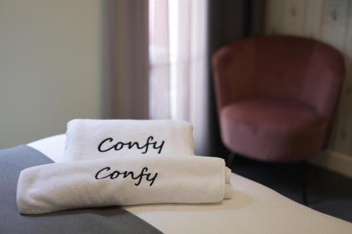 Postel nebo postele na pokoji v ubytování Comfy apart hotel
