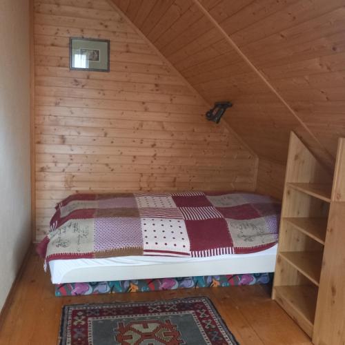 Postel nebo postele na pokoji v ubytování U tří jasanů