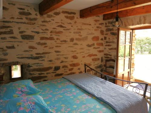 Postel nebo postele na pokoji v ubytování Gîte des Orangers