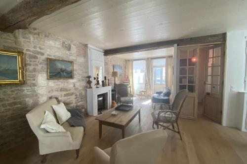 Χώρος καθιστικού στο Charming house in the heart of Saint Martin