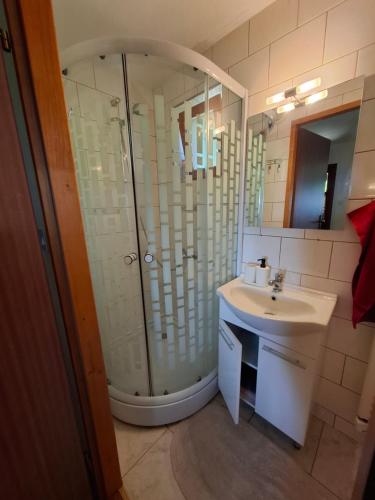 Kúpeľňa v ubytovaní Country House Na Malenom brijegu