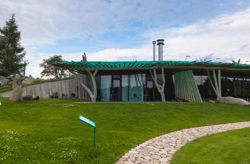 Ein Garten an der Unterkunft Zlaté slunce, apartmán 150m2, až 12 osob