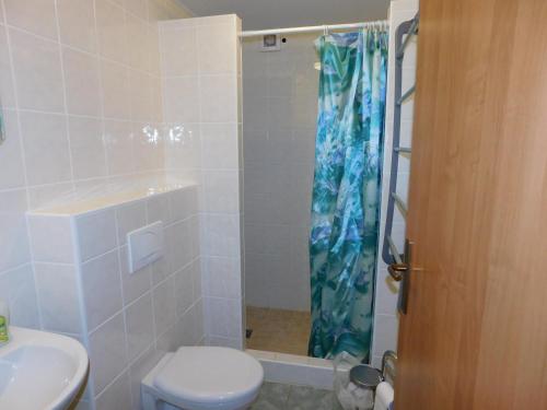 Koupelna v ubytování Apartmany Tania