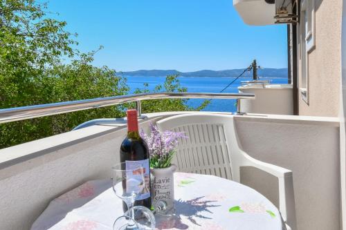 Fotografie z fotogalerie ubytování Apartment in Pisak with sea view, balcony, air conditioning, Wi-Fi (4871-2) v destinaci Pisak