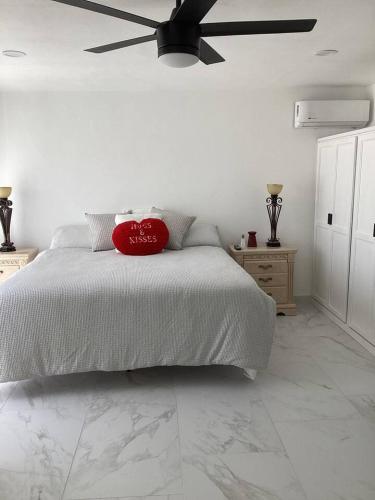Katil atau katil-katil dalam bilik di Oceanfront Casa 3 - Rocky Point MX