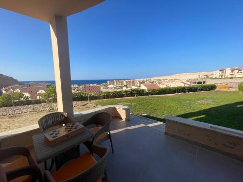 Charming Chalet with Stunning Sea View & Private Garden in Coral Hill Resort, North Coast Egypt