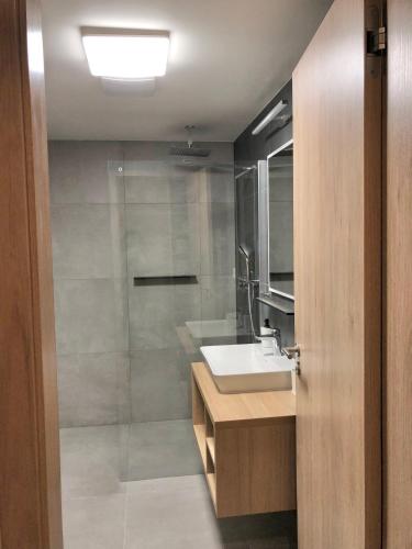 Koupelna v ubytování Apartment Viva Vrchlabí A21