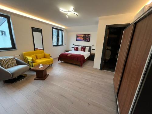 Katil atau katil-katil dalam bilik di Pension Beyoglu Galata