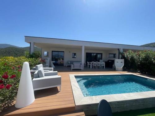 Villa Pietrosella, vue sur la baie d'Ajaccio