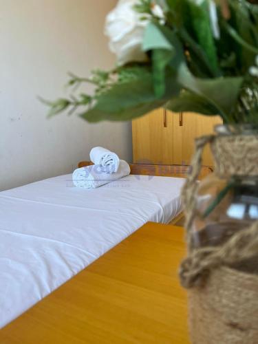 Кровать или кровати в номере Sea Renity House