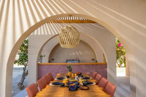 Mad i villaen eller i nærheden