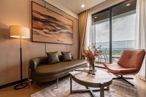 Χώρος καθιστικού στο Lumiere Riverside - Raymond Holm - Luxurious 5-star apartment