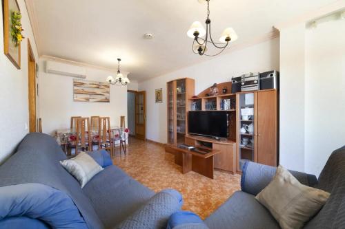 Μια τηλεόραση ή/και κέντρο ψυχαγωγίας στο Apartamento Merlin