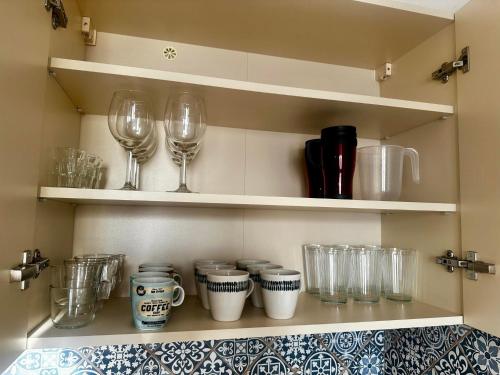 Η κουζίνα ή μικρή κουζίνα στο Apartmány Berlín - Rokytnice nad Jizerou