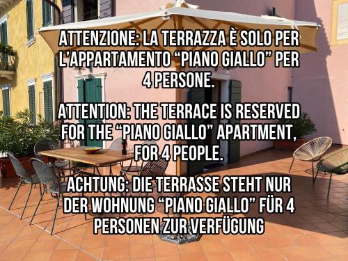 a collage of photos of a house at La Casa Di Mimi in Bardolino