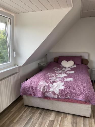 Postel nebo postele na pokoji v ubytování Apartment Landfeeling