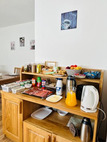 Mad på bed and breakfast-stedet eller i nærheden