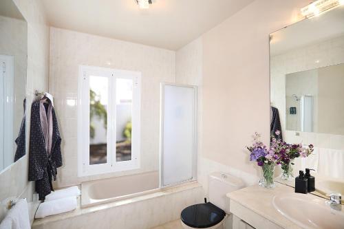 Et badeværelse på Casa Karen