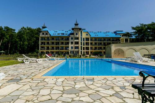 Kolam renang di atau dekat dengan Apartamenty blisko plaży BLUE MARE basen parking grill