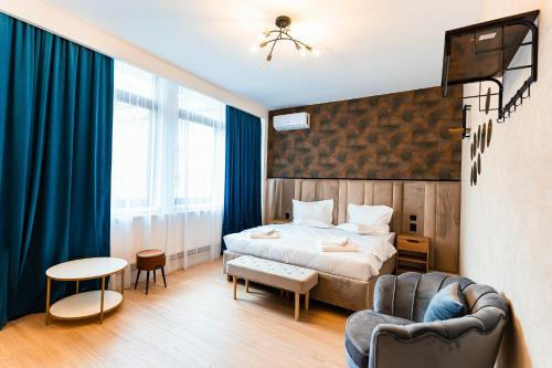Postel nebo postele na pokoji v ubytování Central Rooms