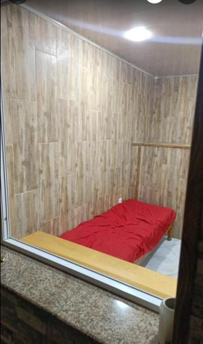 Ένα ή περισσότερα κρεβάτια σε δωμάτιο στο bangalow sidrafood