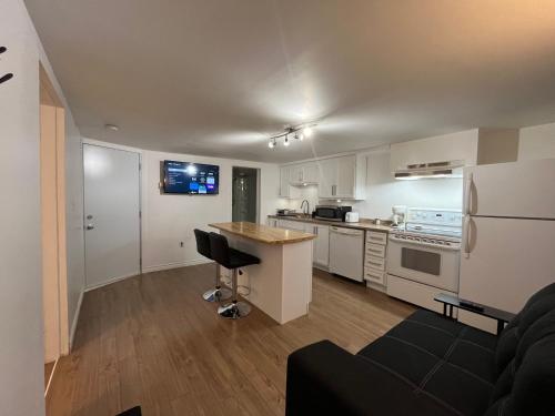 Køkken eller tekøkken på La Suite Centre-ville Saint-Georges