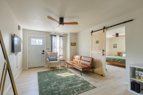 a living room with a couch and a chair at Cozy Crater Lake House Close to Hwy97 in Klamath Falls