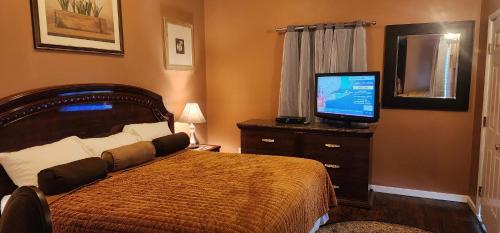 Katil atau katil-katil dalam bilik di Sea Haven Resort Motel