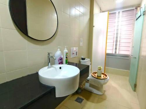 Koupelna v ubytování Riana Green East Premium 2BR Aeon Wangsa Maju 7Pax