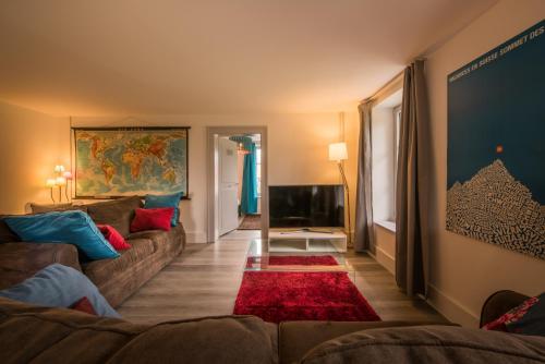 Μια τηλεόραση ή/και κέντρο ψυχαγωγίας στο Dependance Penthouse