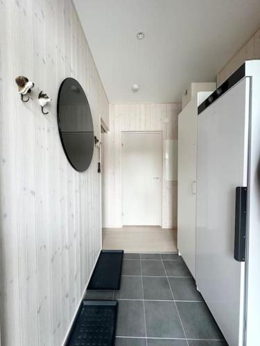 Dapur atau dapur kecil di Lindvallen 4 plus 2 bäddar, städ inkluderat