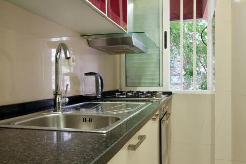 Køkken eller tekøkken på Josden Apartments T1