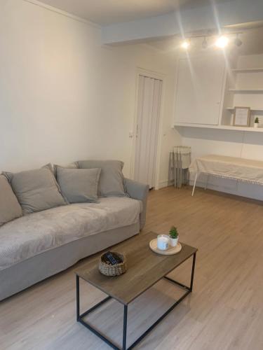 Posezení v ubytování Studio Porte Maillot