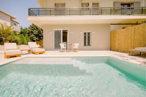Πισίνα στο ή κοντά στο Nidra Studio with private pool