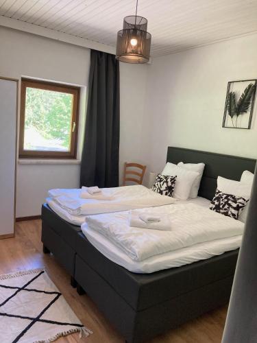 Postel nebo postele na pokoji v ubytování SeeBrauer