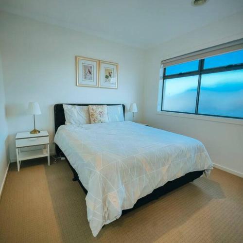 Ένα ή περισσότερα κρεβάτια σε δωμάτιο στο Beautiful house 8k