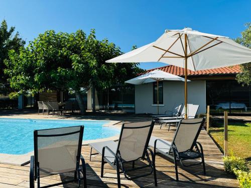 Πισίνα στο ή κοντά στο Villa piscine à 5 min de l'océan